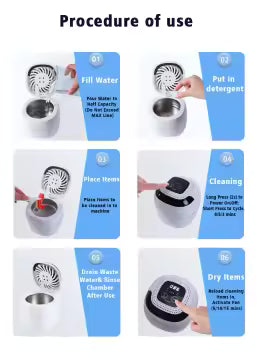 DentaKlean-X Ultrasonic Cleaner