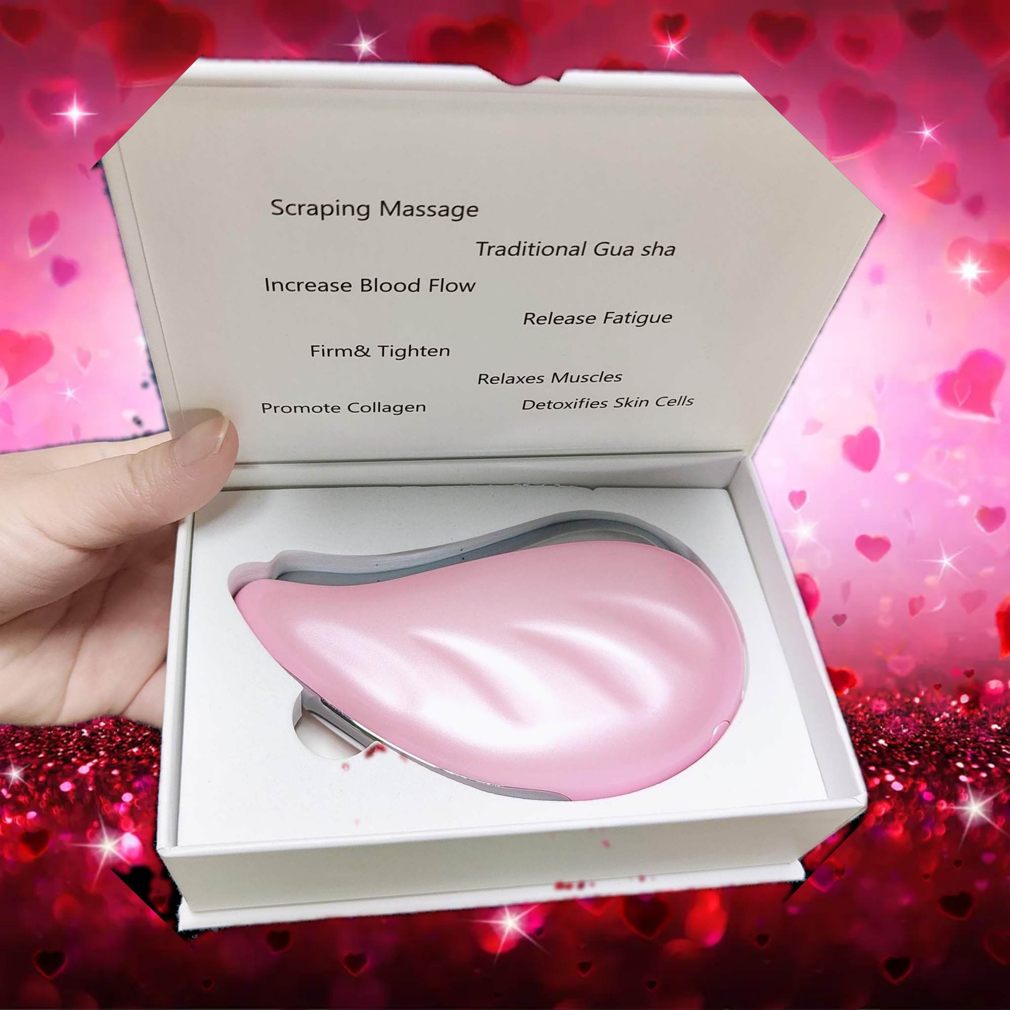 SKIN "X" La Beaute Supercharged Gua Sha Electric/LED Massager