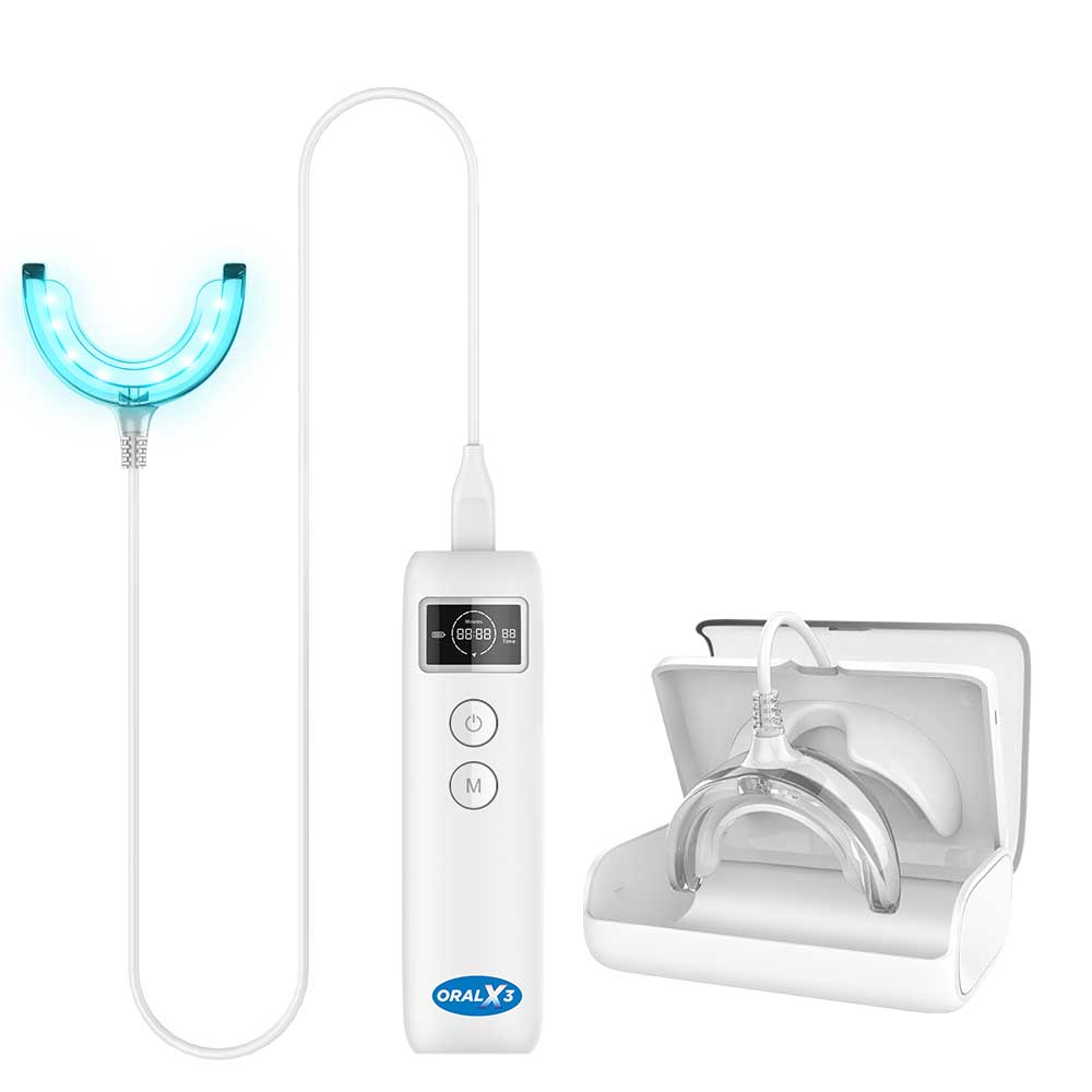 ORAL "X" 3 the award winning home device for Healthy Gums, Stronger Teeth, Banish Bad Breath & Sensitve Teeth
